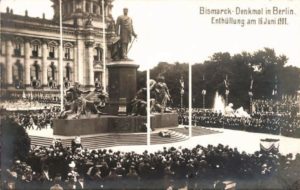 Enthüllung des Bismarck Nationaldenkmal in Berlin