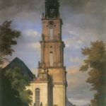 Gemälde der Garnisonkirche von 1840.