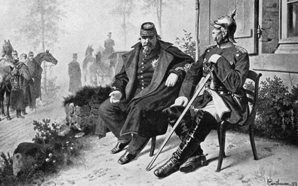 Bismarck und Napoleon bei Sedan 1870